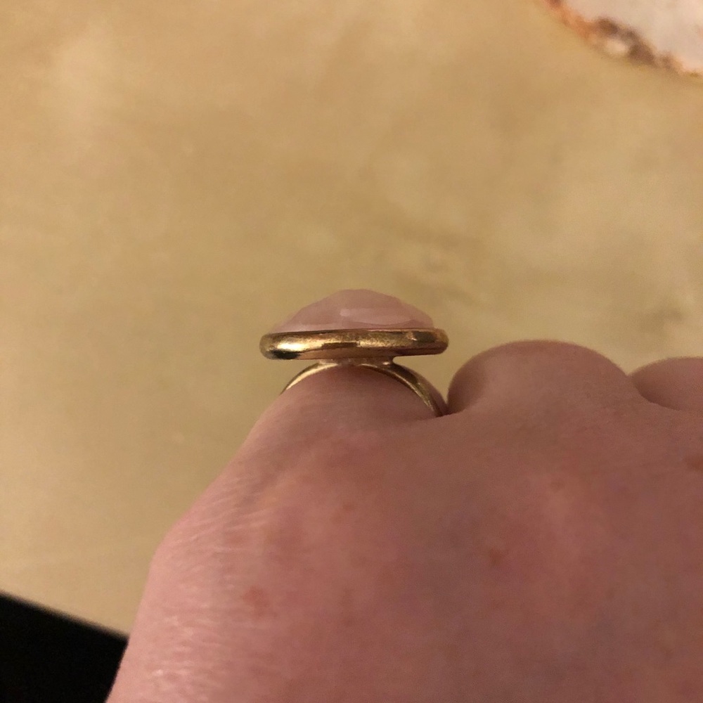 Rose quartz ring - Picture 3 of 5